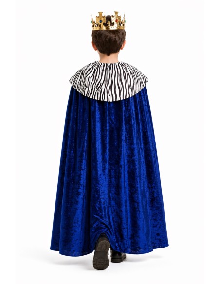 Mantello Re Melchiorre, Principe o Paggio 8/10 Anni | Costumi per Bambini Il Re del Carnevale